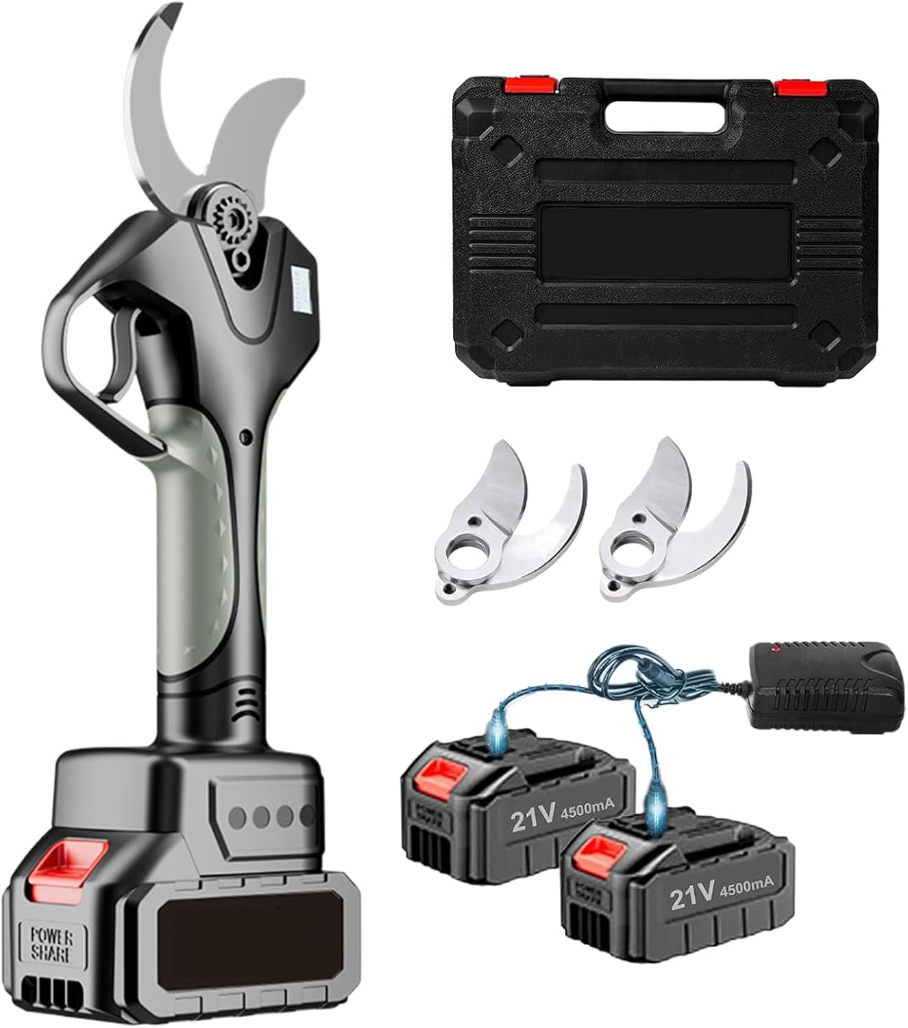 Electric Pruning Shears for Gardening, 40mm 1.6