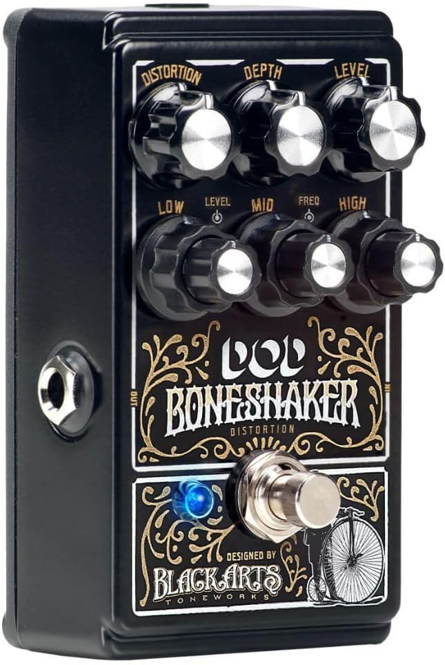 Digitech DOD-BONESHAKER Signature Designer Distortion Pedal with 3-Band Parametric EQ
