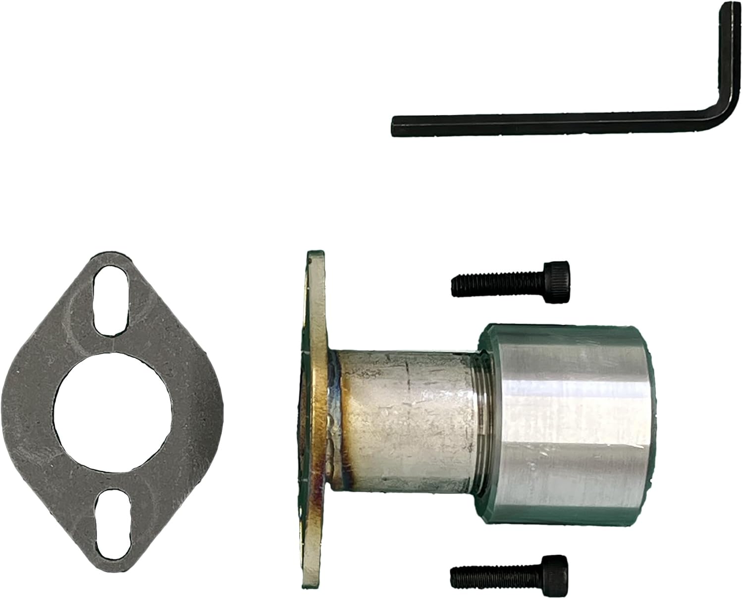 GenExhaust for Champion 3500/3200W & 3100/2800W Inverter Generator or any generator with a MODEL NO.88 cover plate Generator 1-1/2