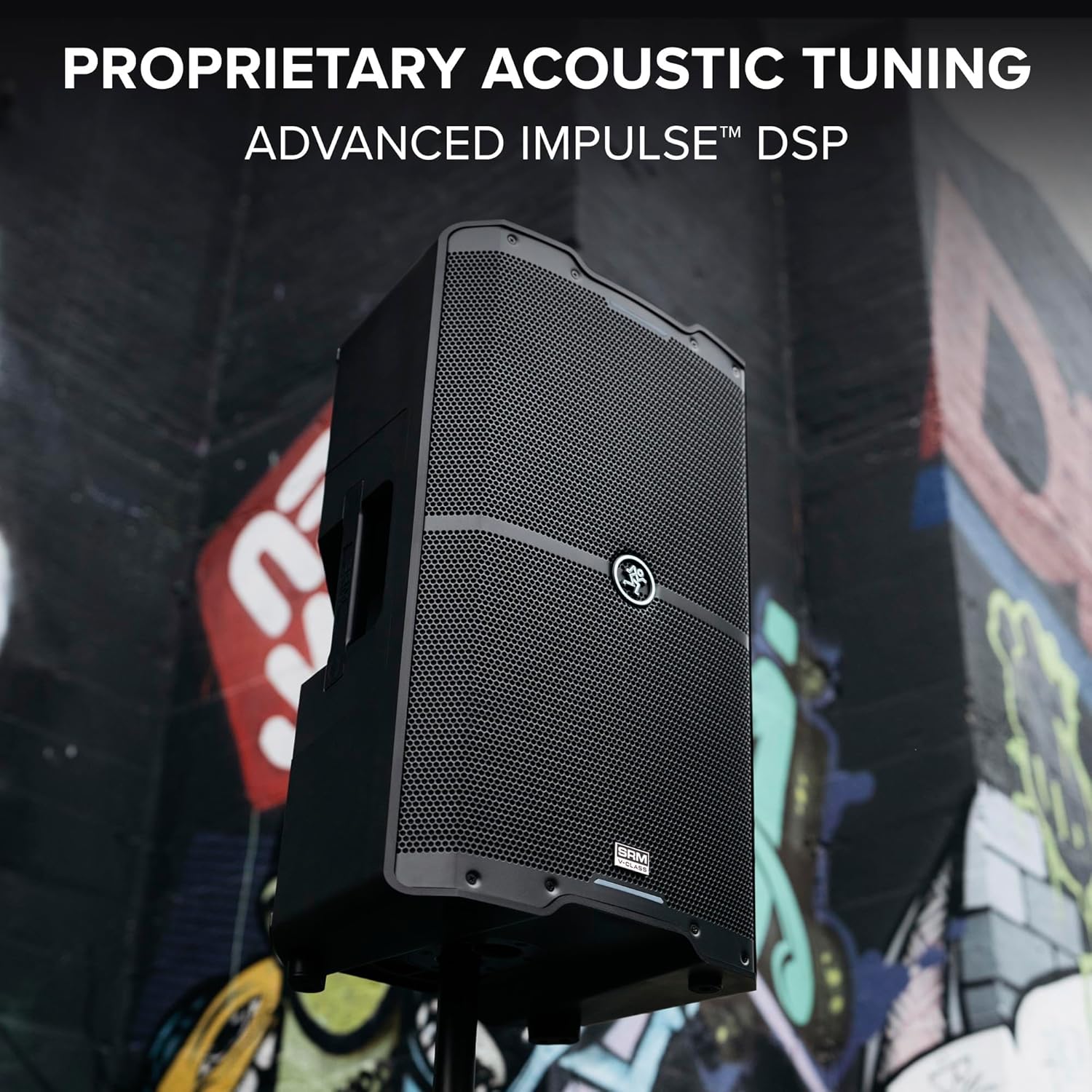 Mackie SRM V-Class Series, 10-Inch 2000W High-Performance Loudspeaker, Powered - Black (SRM210 V-Class)