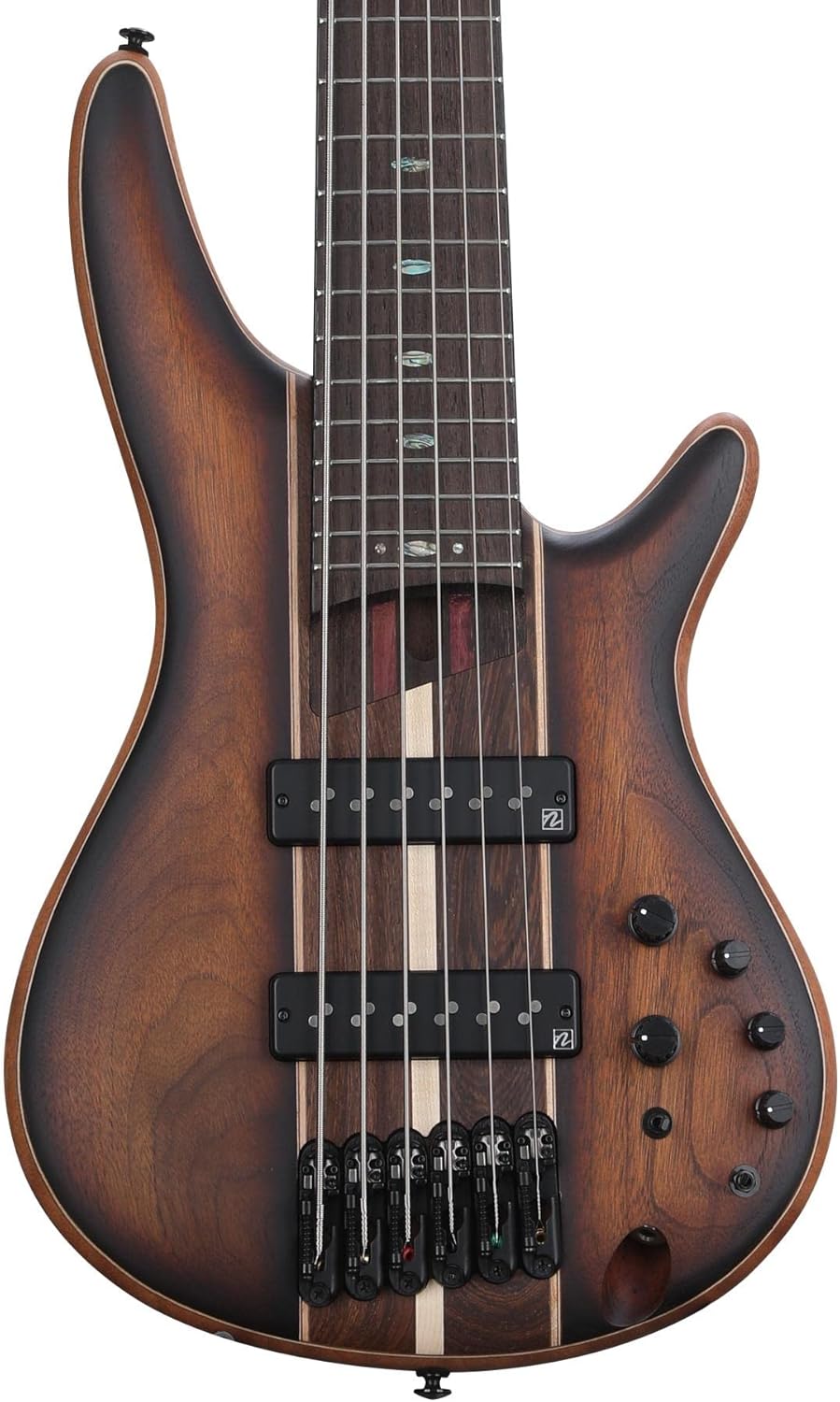 Ibanez Premium SR1356B 6-string Bass Guitar - Dual Mocha Burst Flat