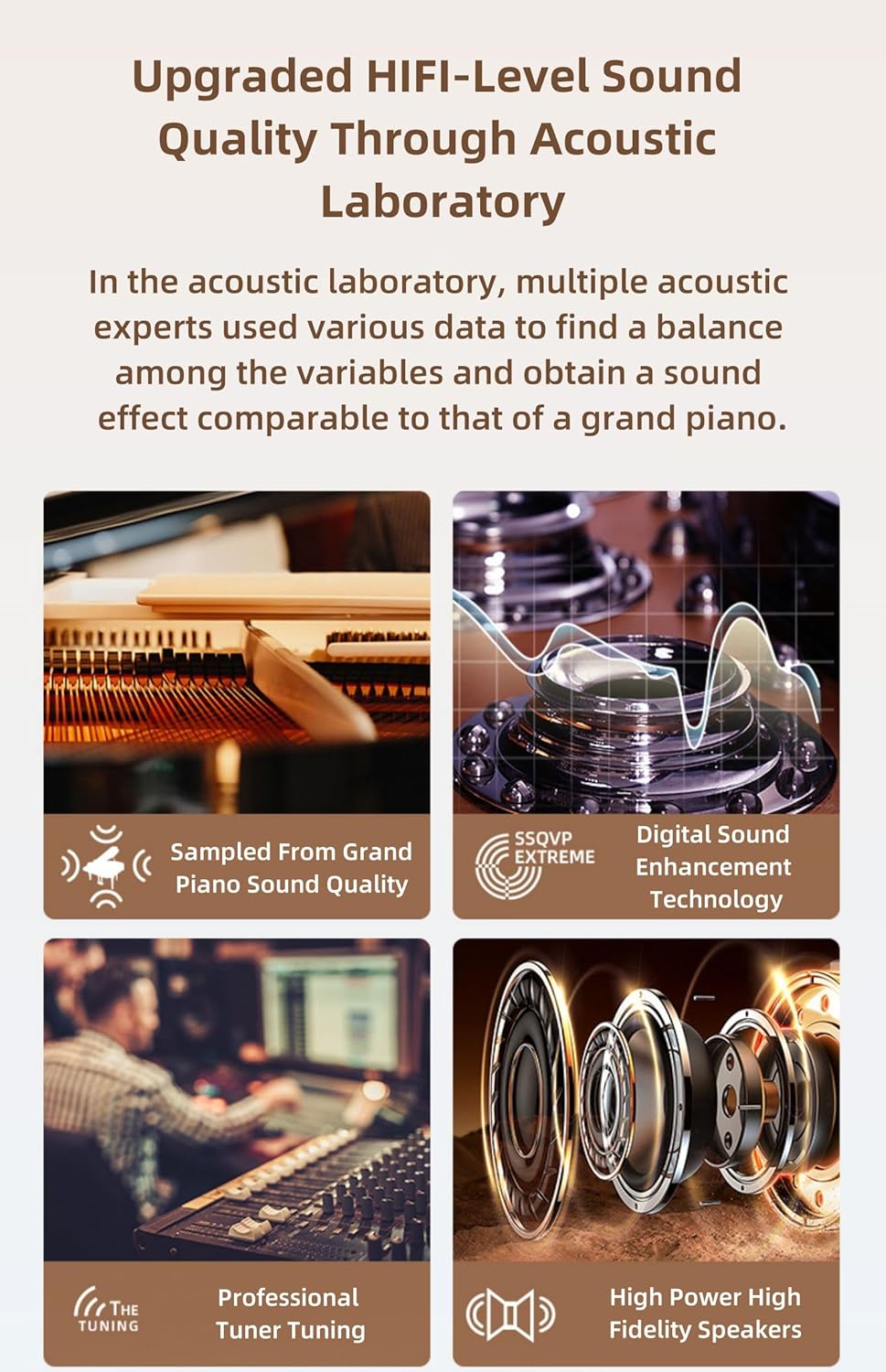 LANDTOM 88-Key High Level Heavy Hammer Electric Piano Drawer Type Home Desk Electronic Piano for Beginners/Intermediates/Seniors/Specialist (Pink key with bench)