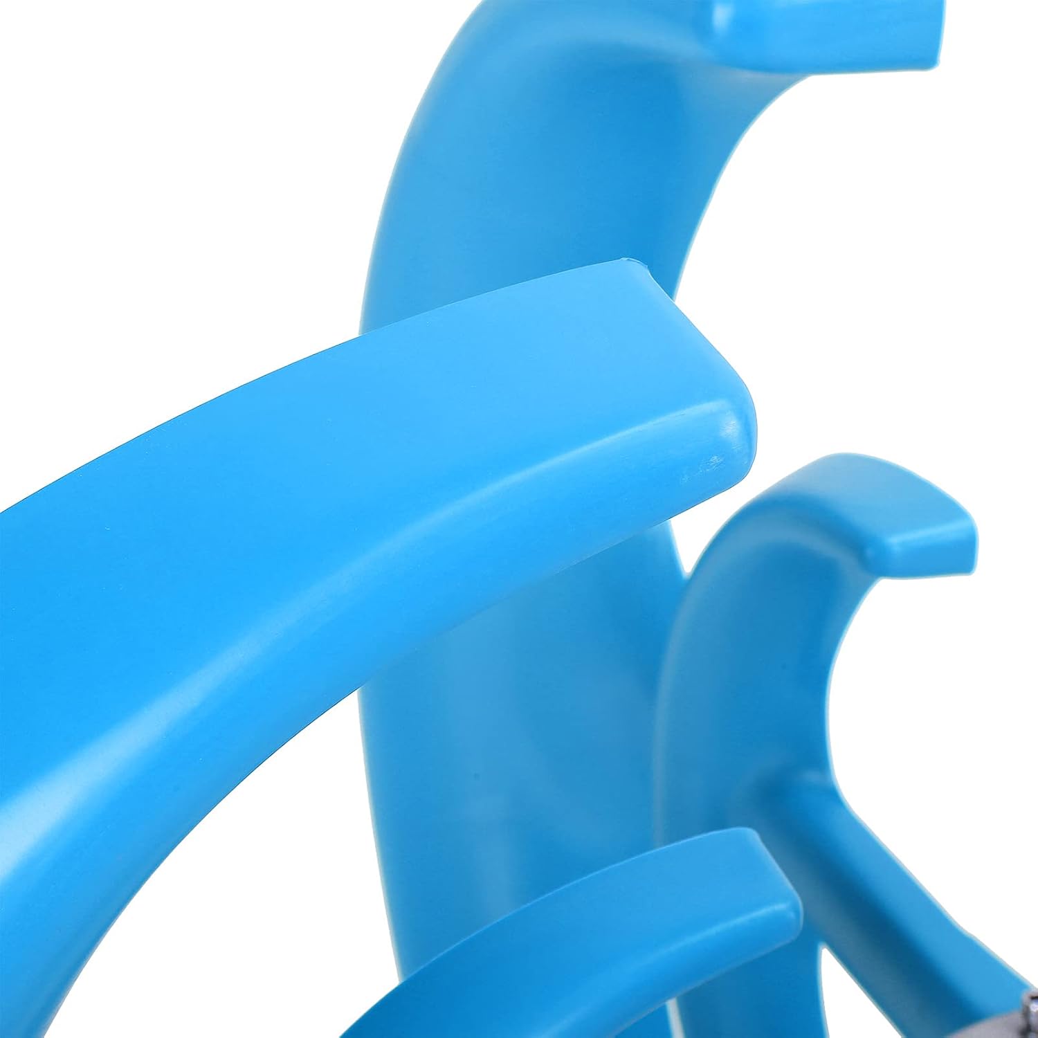 Generic 800W 4 Vanewing The Wind Kit Efficiently Generates Power for Boats, Cabins and Mobile Houses of Blue Alloy Steel + Plastic (48V)