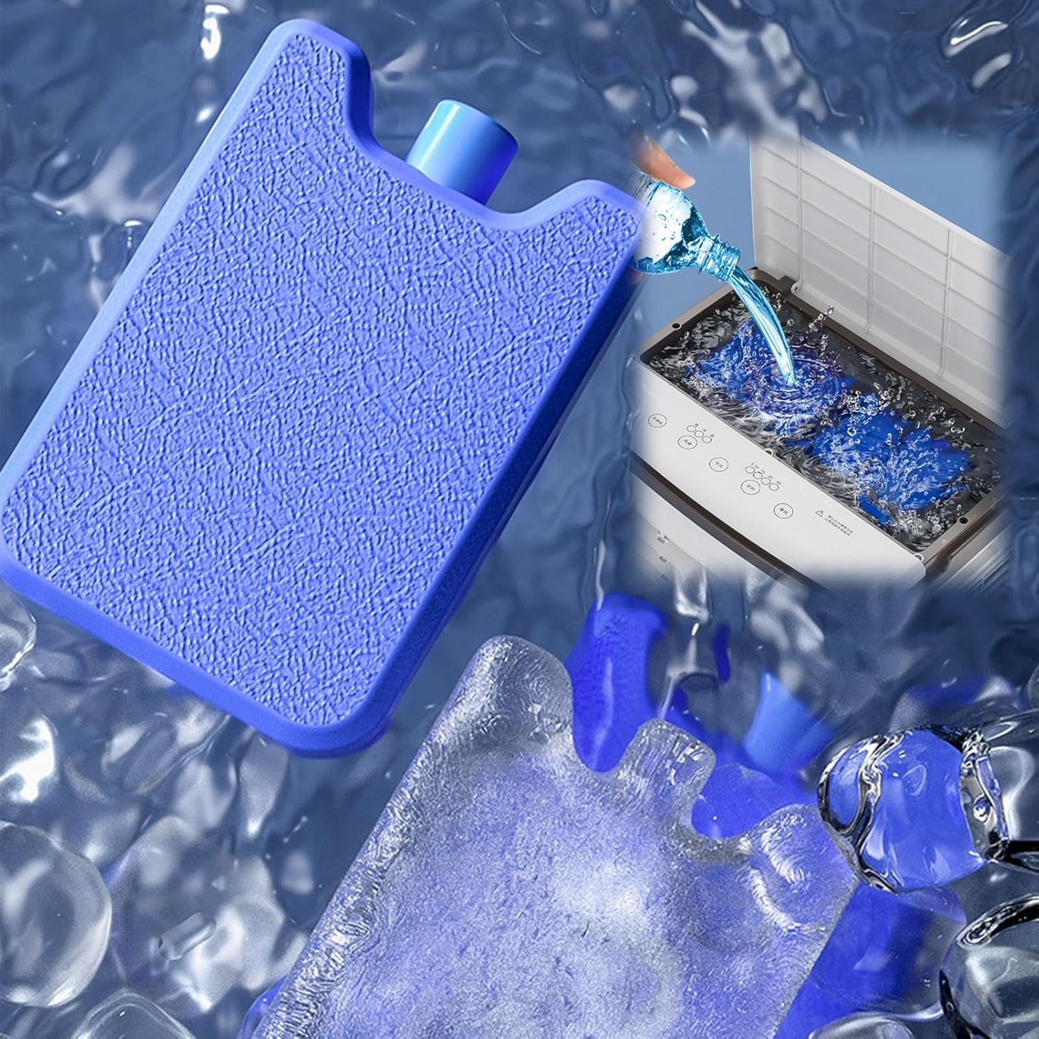 Portable Air Conditioner, Oscillating Tower Fan with Remote, Evaporative Air Cooler with 3 Wind Speeds, Cooling Fan Air Conditioner for Room Office(B)