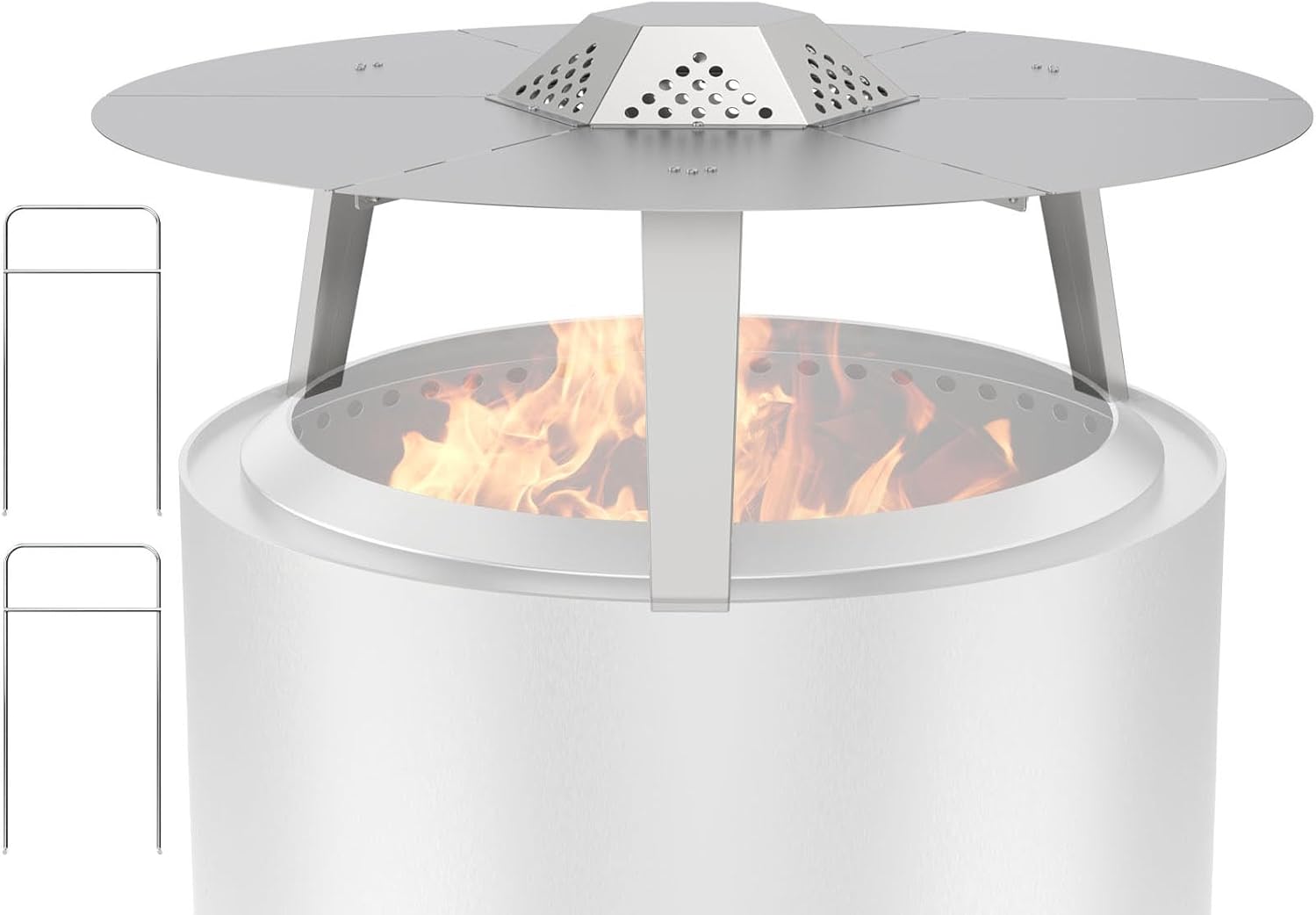 Fire Pit Heat Deflector for Solo Stove Yukon 27