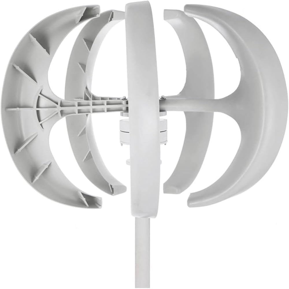 1200W Vertical Wind Turbine Generator Kit - High-Efficiency 5-Blade Design, 12V/24V Controller, Ideal for Home, Off-Grid Living, Eco-Friendly Renewable Energy Solution