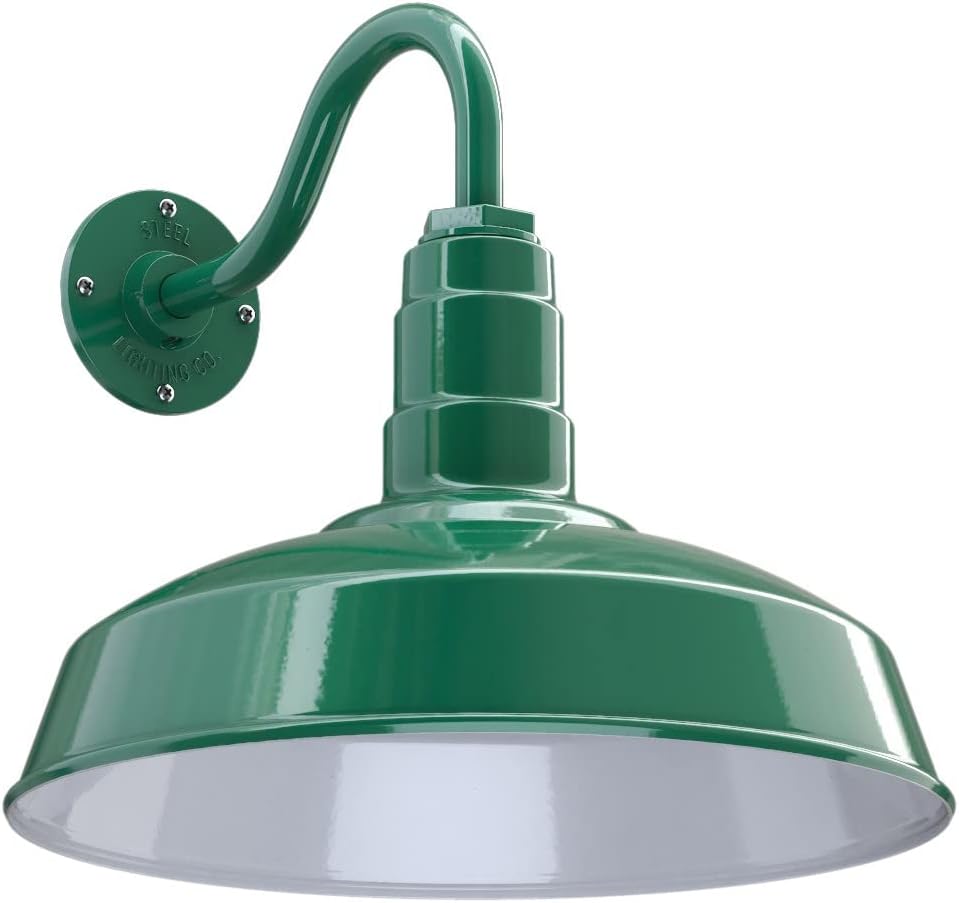 Steel Lighting Co. | Dusk to Dawn | Gardena Barn Light | Outdoor Wall Mounted | 16