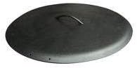 Hearth Products Controls HPC Fire Round Aluminum Fire Pit Cover (FPHC-24BL), 24-Inch, Black