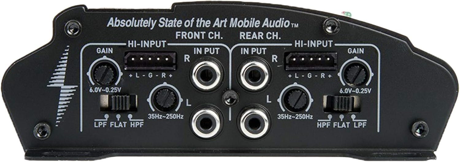 Precision Power i1000.4 650W Class D Full Range 4ch Amplifier,Black & Copper