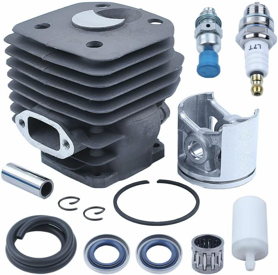 Replace Parts for Machine 48mm Cylinder Piston Fuel Filter Kit for Husquarna 261 262 262XP 262XPH Chainsaw