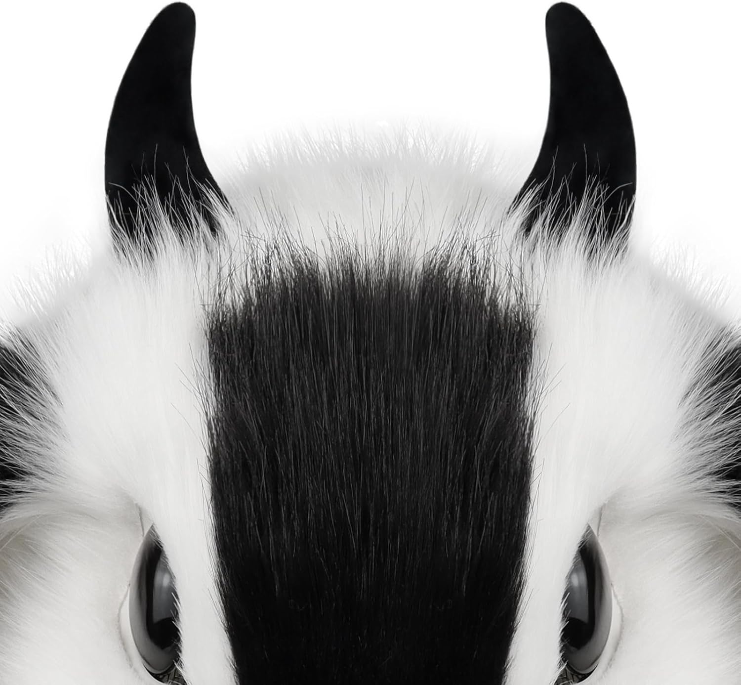 Furry Fursuit Bunny Head Mask Handmade Animal Anime Cosplay Costume Accessory for Easter Halloween