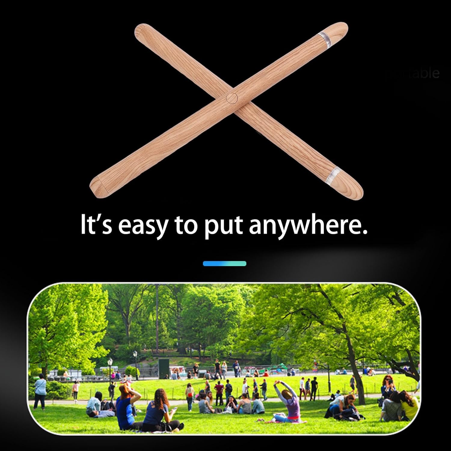 Virtual Electronic Drum Set, Smart Electronic Drum Set Machine for Beginners Adults Kids Gift, Air with Drumsticks Pedals, Play Anywhere