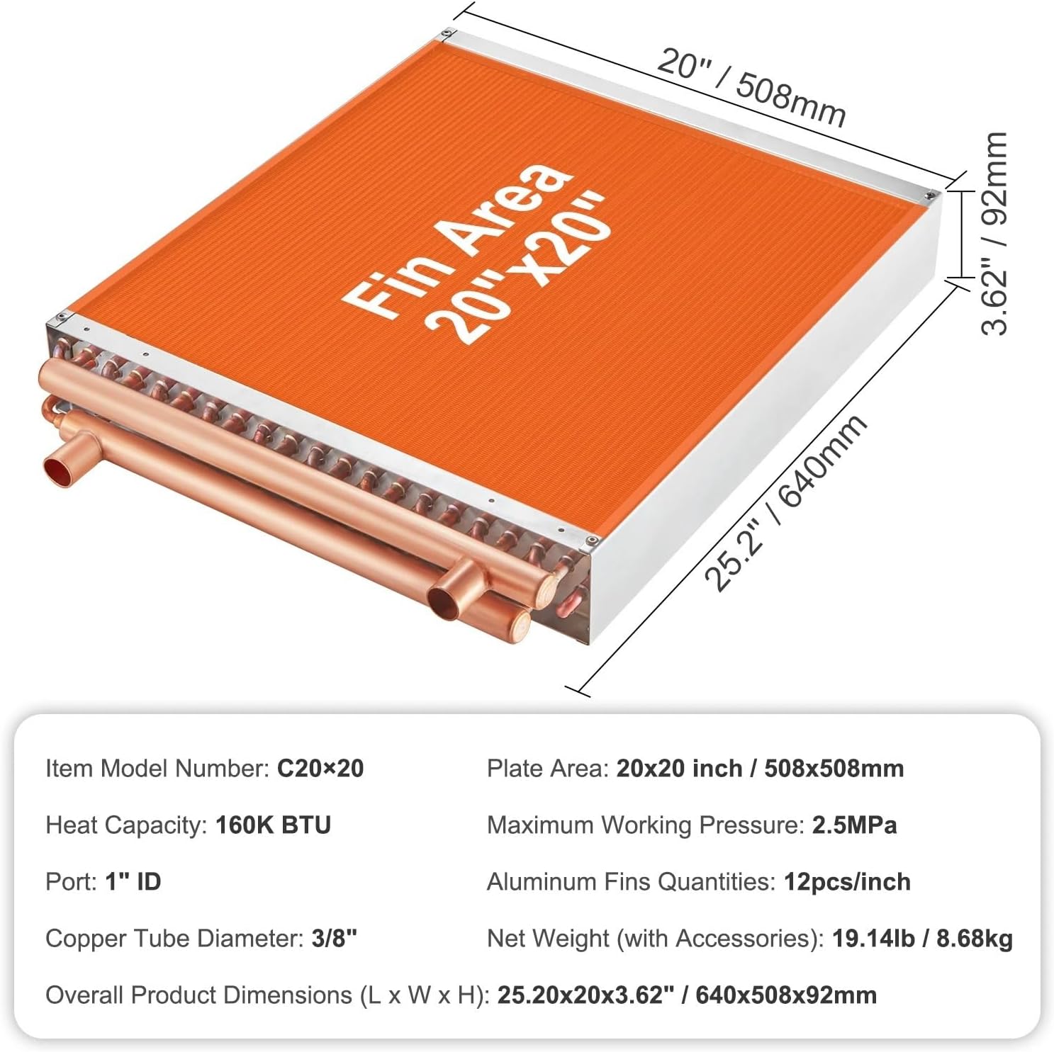 Heat Exchanger Water to Air 18