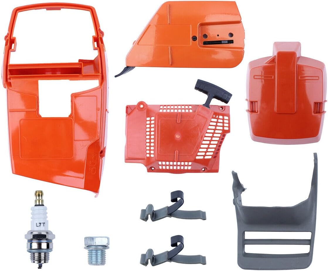 Replacement Spare Part for Chainsaw Chain Brake Handle Air Fliter Top Cover Starter for Husquarna 365 362 371 372