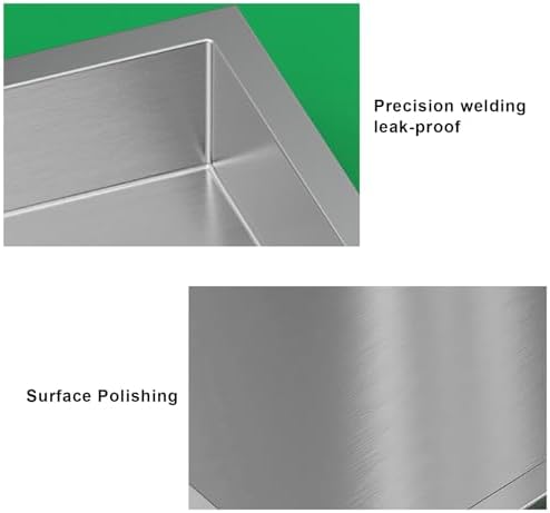 Leakproof Stainless Steel Drain Pan with Drain Valve - Oil Drum & Washing Machine Containment Tray - Elevated Design for Easy Drainage & Spill Protection