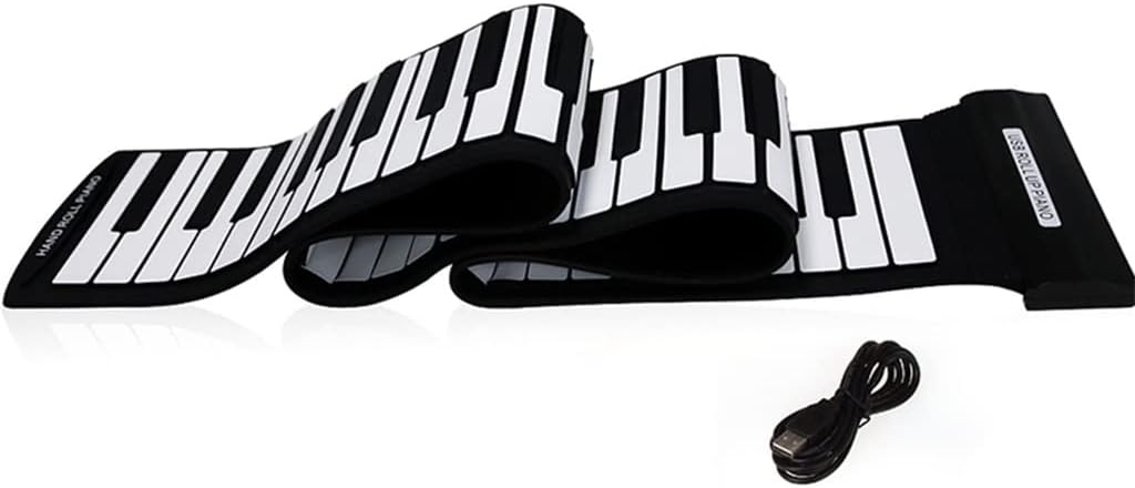 USB 88 Keys Midi Electronic Piano Keyboard Silicone Flexible Professional Musical Instruments