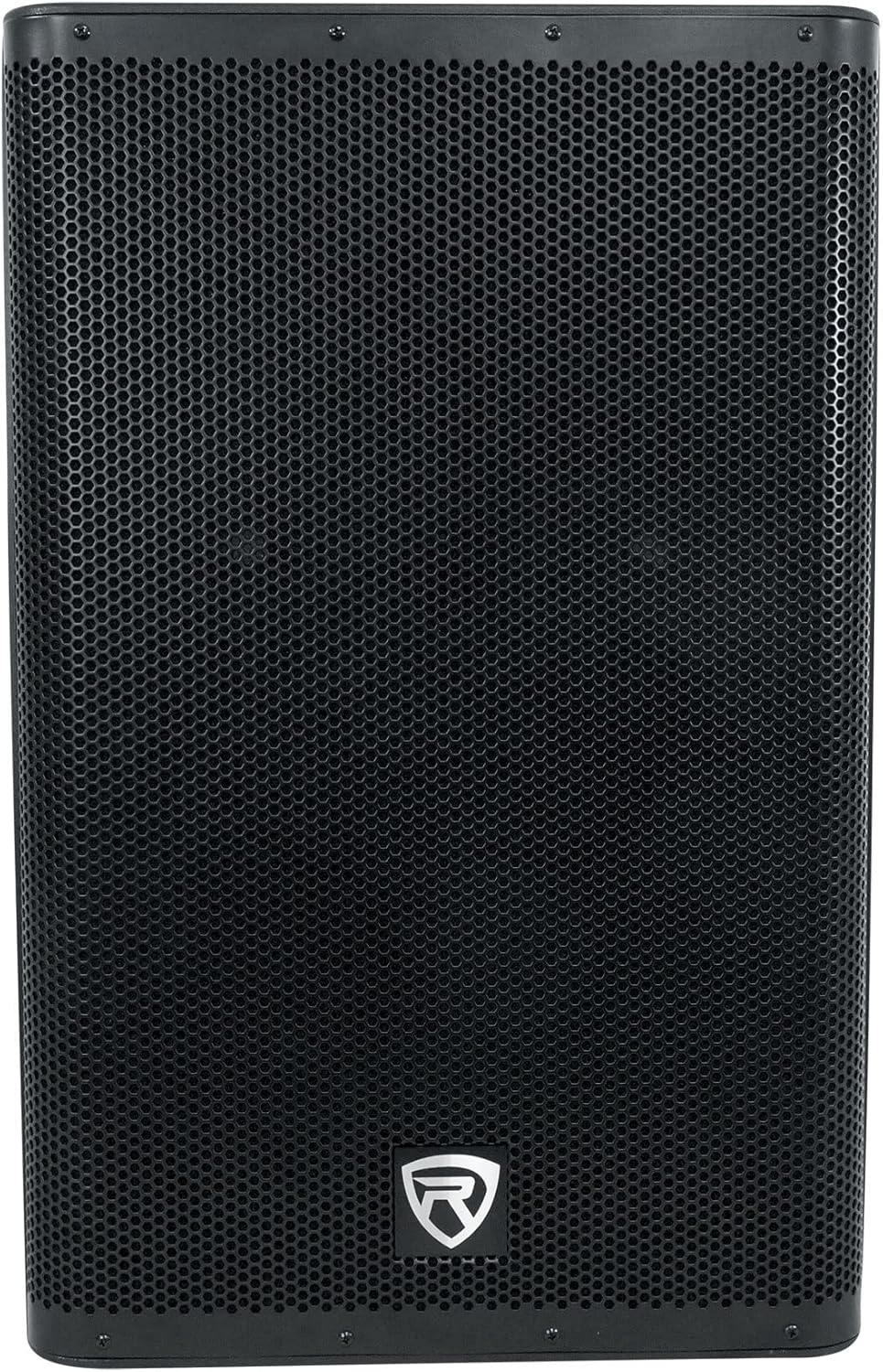 Rockville DX15 2000W 15” Powered PA Speaker, 2-Channel Mixer, XLR & 1/4” Inputs, Dual-Angle Pole Mount, Stage Monitor Angle, Perfect for Live Sound, Events, Venues & DJs