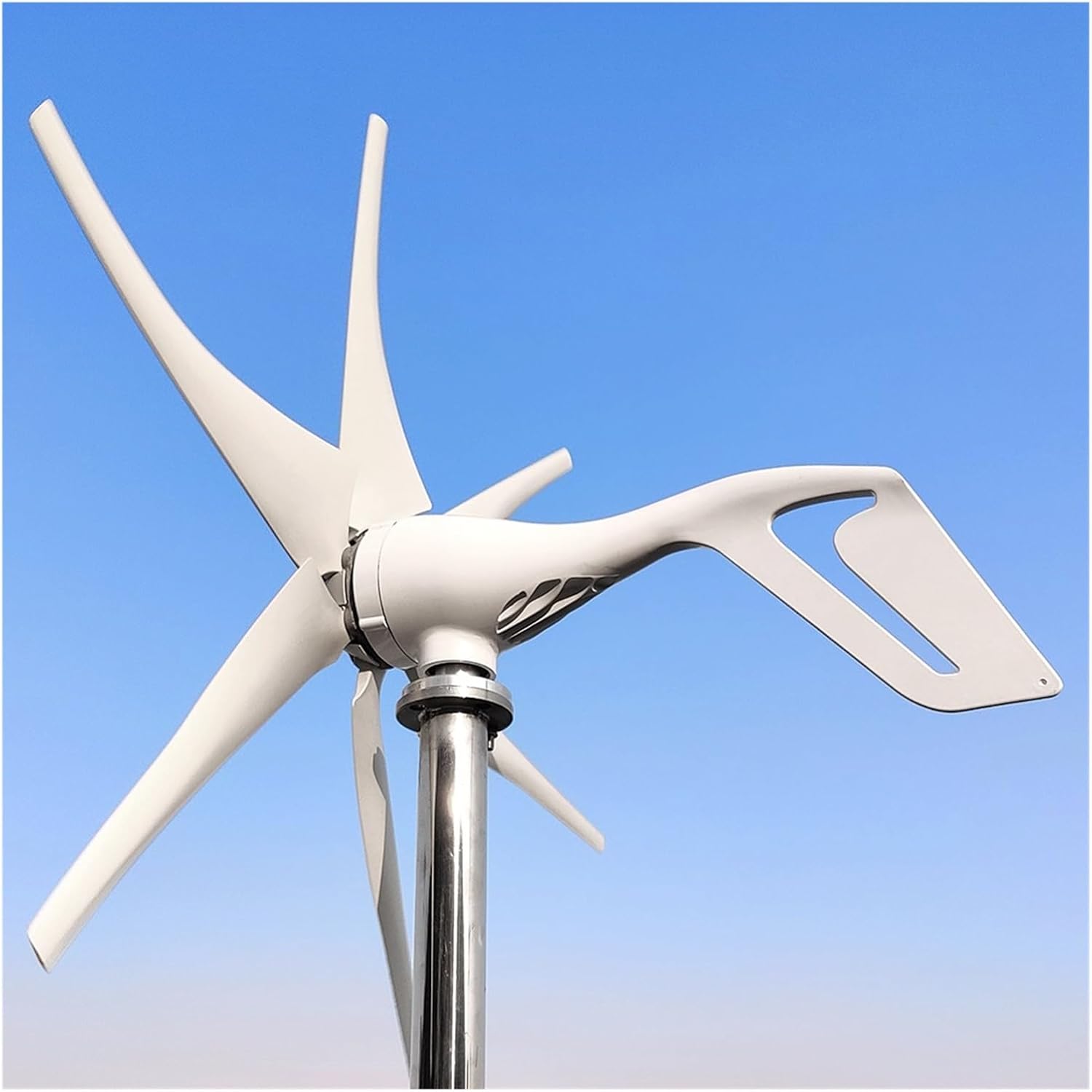 2000W Horizontal Turbine Wind Turbine Generator Kit, 12V/24V/48V Low Noise Vertical Axis Wind Turbine Generator with Controller Low Starting Speed for Home(Hybrid Controller,12V_2000W)