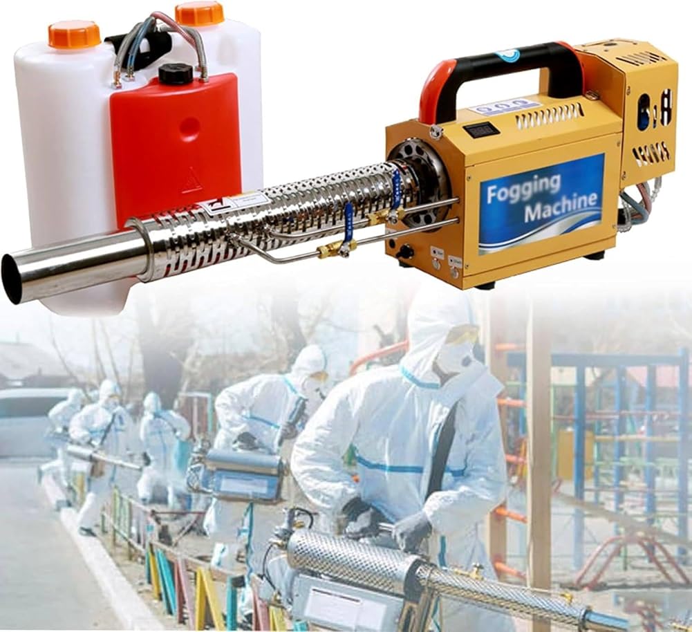 15L Thermal Disinfection Fogging Machine, Professional ULV Sprayer Nebulizer, Pulse Thermal Fogging Machine (120)