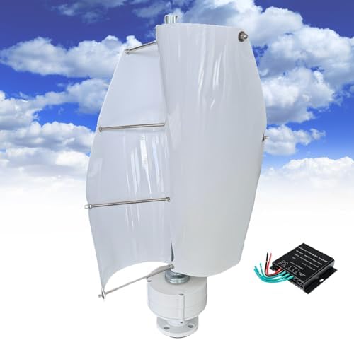12000W Wind Turbine Generator Kit - 12V/24V/48V Vertical Maglev Home Use, 3 Phase Permanent Magnet Generator with MPPT Controller, Breeze Start, D-48V for Renewable Energy