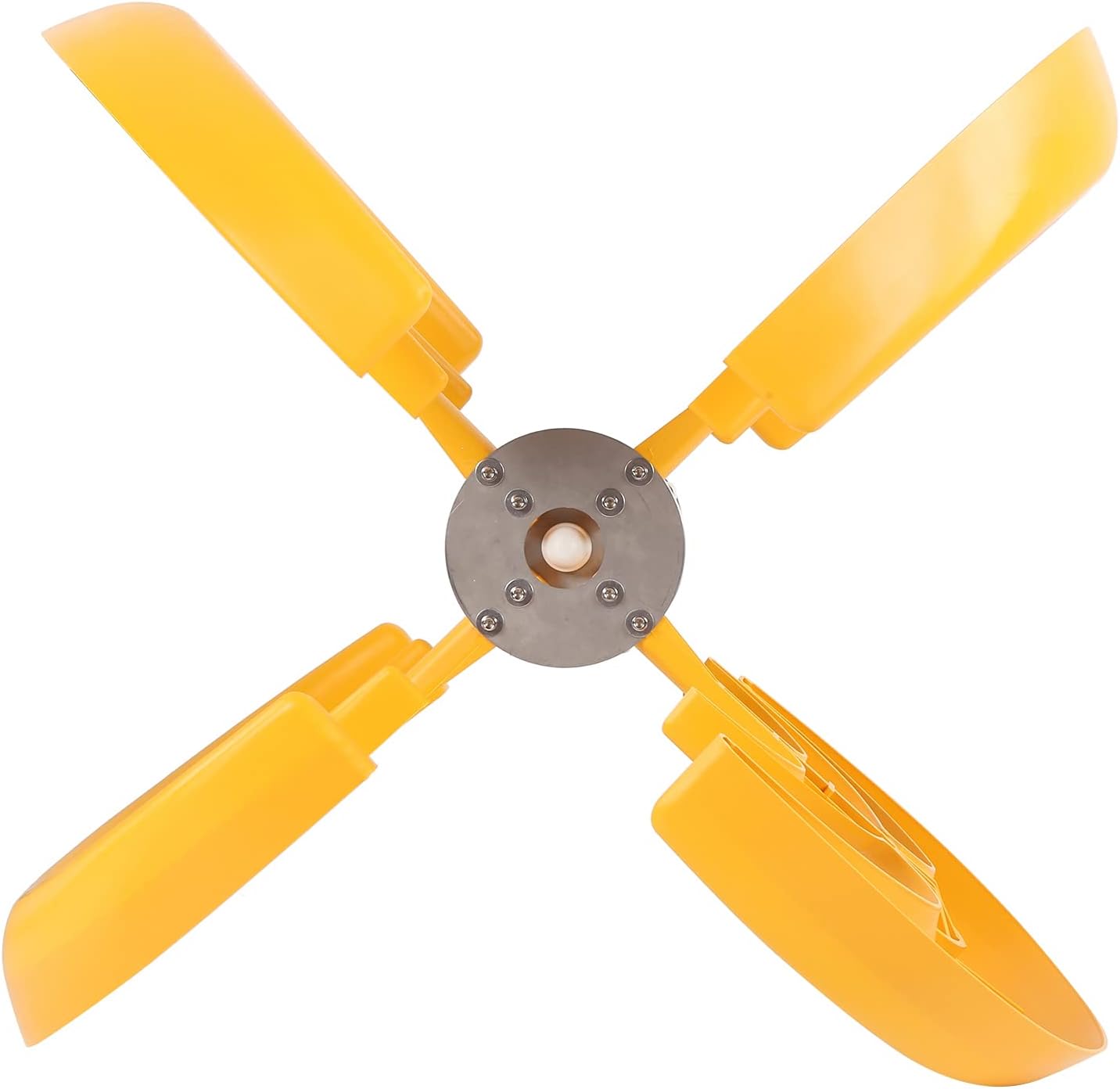 Wind Turbine 4 Blade Lantern Type 1200W Electricity Producer Equipment Parts for Home Ship Surveillance Alloy Steel Plastic (12V)