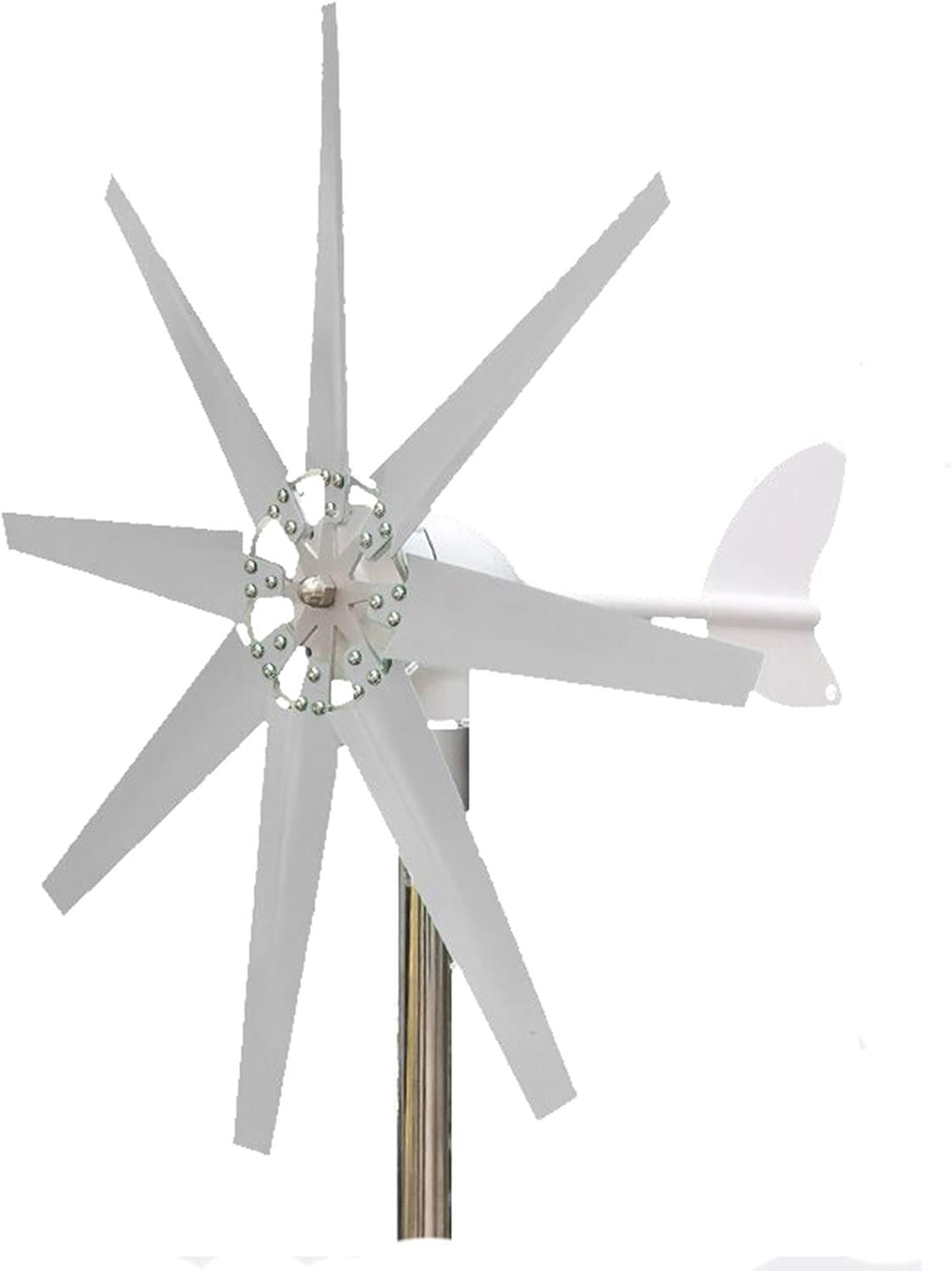 8000W Efficiency Wind Turbines Generator Windmill Kit, 12V 24V 48V Permanent Maglev Wind Turbine for Wind and Solar Hybrid Power Generation