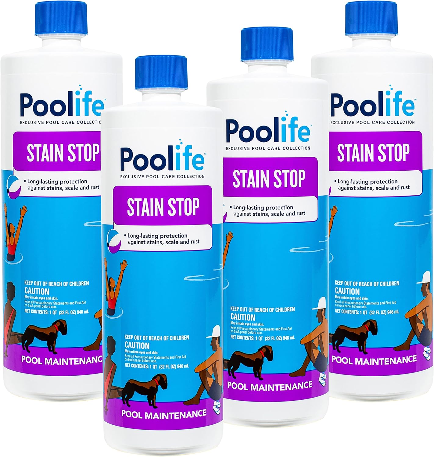 poolife Stain Stop (1 qt) (4 Pack)
