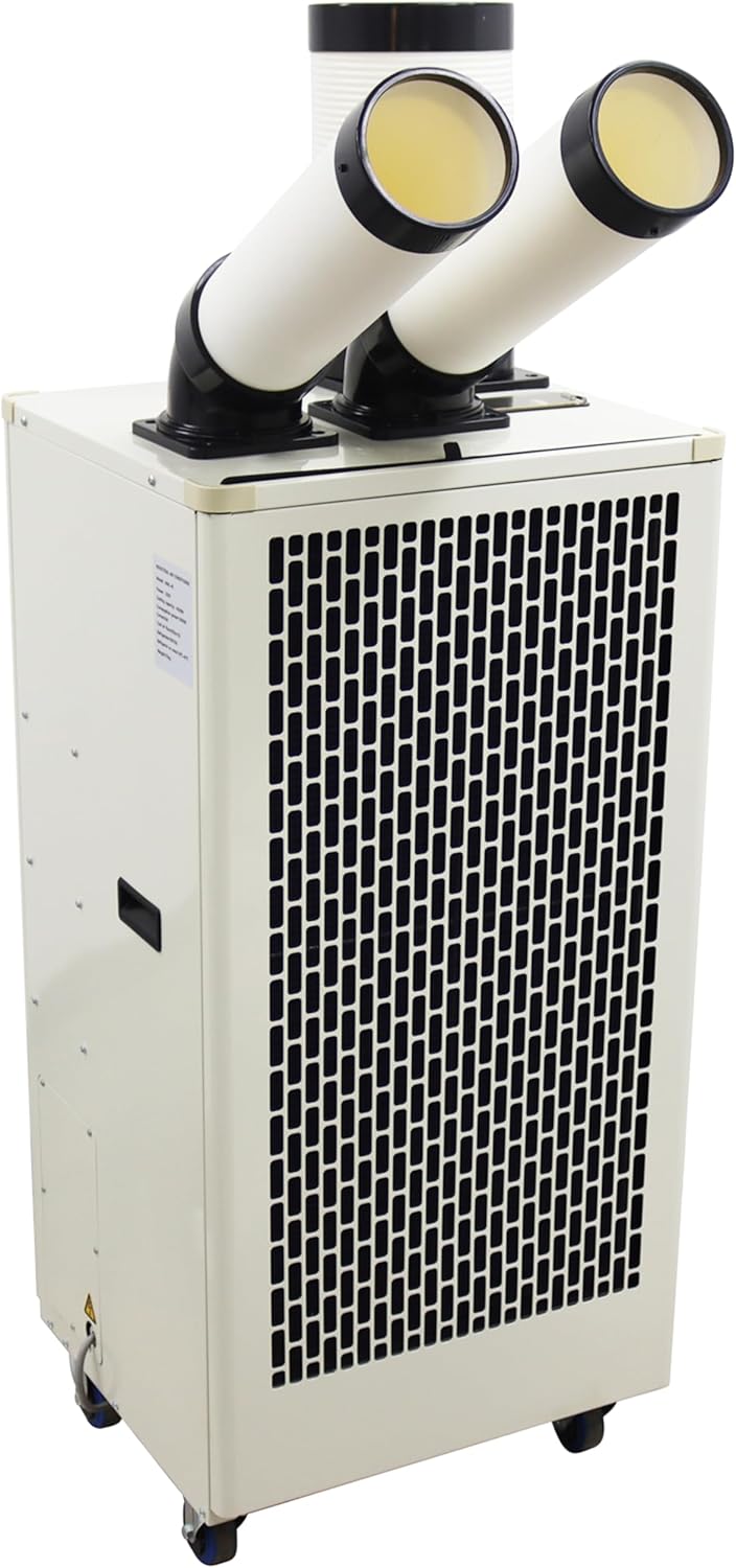 220V Industrial Air Conditioner MAC-45 Dual Tube Off White Industrial Cooling Workshops Equipment Cooling Capacity Refrigerant R410A
