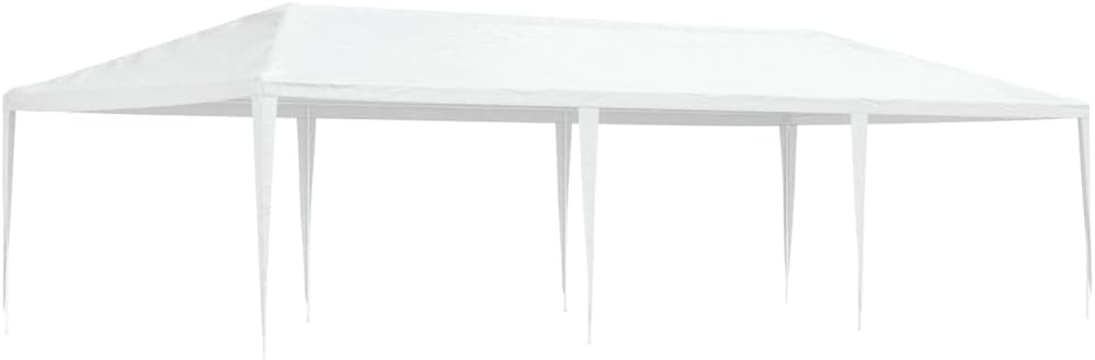Party Tent 13.1'x29.5' White,Party Tent Ultimate Outdoor Entertainment Hub Outdoor Living, Patio Furniture & Accessories