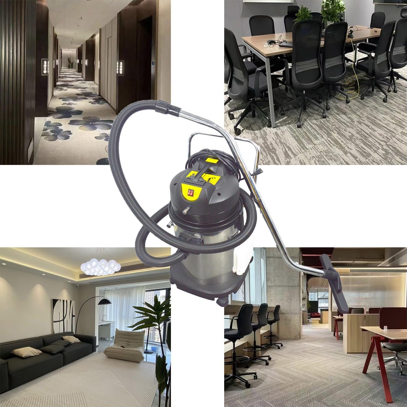 30L Carpet Cleaner Machine, Vacuum Cleaner, 3 in 1 Carpet Extractor Machine for Carpets, Curtains, Sofas, 1000W,110V