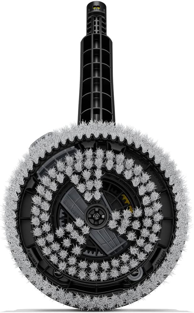 Kärcher Rotating Washing Brush WB 130 with Universal Brush Attachment Accessory for Kärcher K 2-K 7 Pressure Washer, Replaceable Brush Attachment, Application: Windows, Garden Furniture, Vehicles