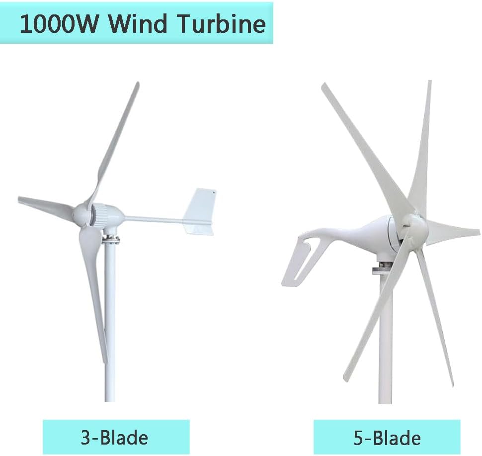 ATO Wind Turbine, 400W Horizontal Axis Wind Turbine Generator Kit (400W-24V (Without Controller), 3-Blade Wind Turbine - Flange Mount)
