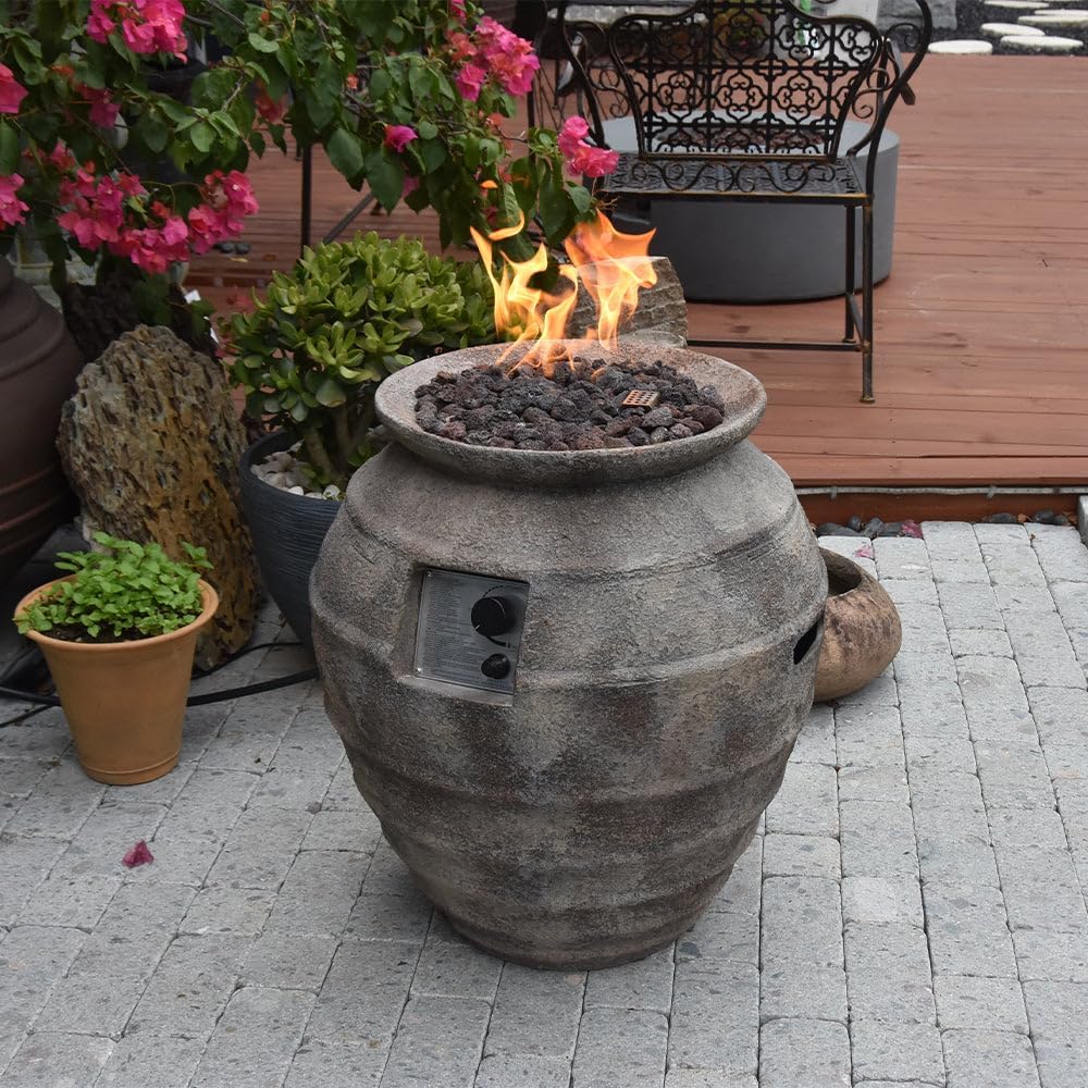 Pompeii Concrete Fire Pit 23
