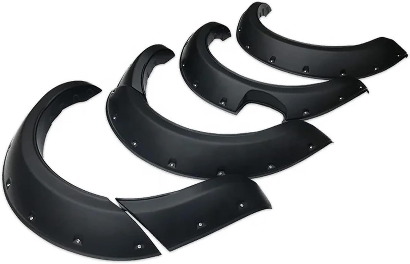 Abs Fender Flare Pocket Styles Wheel Arch Matte Black Compatible For Ford Ranger T7 2015-2017 Other Exterior Accessories