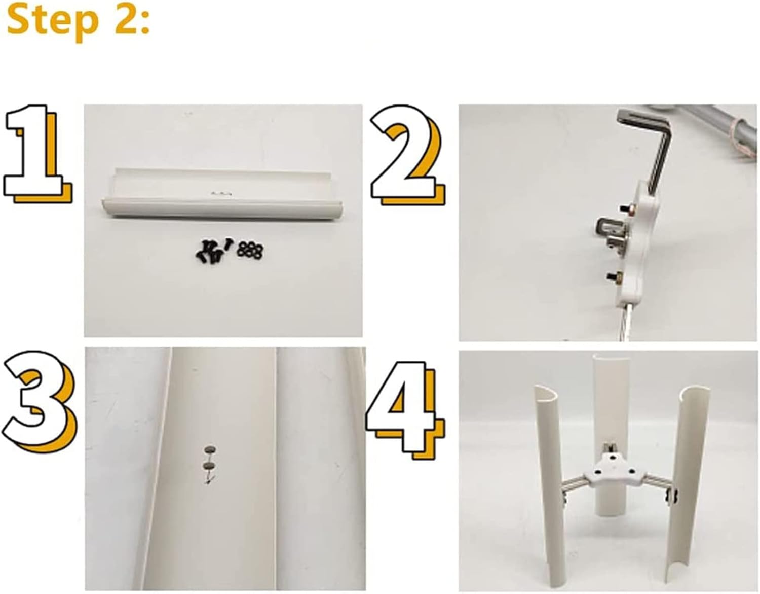 Three-Phase Permanent Magnet Generator 3 Blades 20W Vertical Axis Wind Turbine Model Vertical Axis Windmill Wind Turbine Model Toy Night Light Production DIY Display