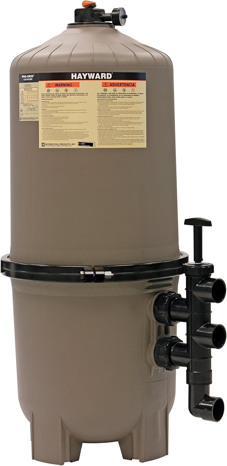 Hayward DE7220 ProGrid D.E. Pool Filter, 72 Square Foot, Vertical Grid