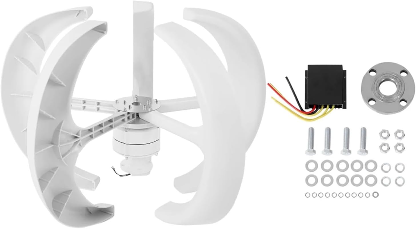 Wind Generator, High Efficiency 100W DC12V Wind Vertical Structure Stable Generator Kit Easy Install Electricity Producer Equipment,Wind Turbine