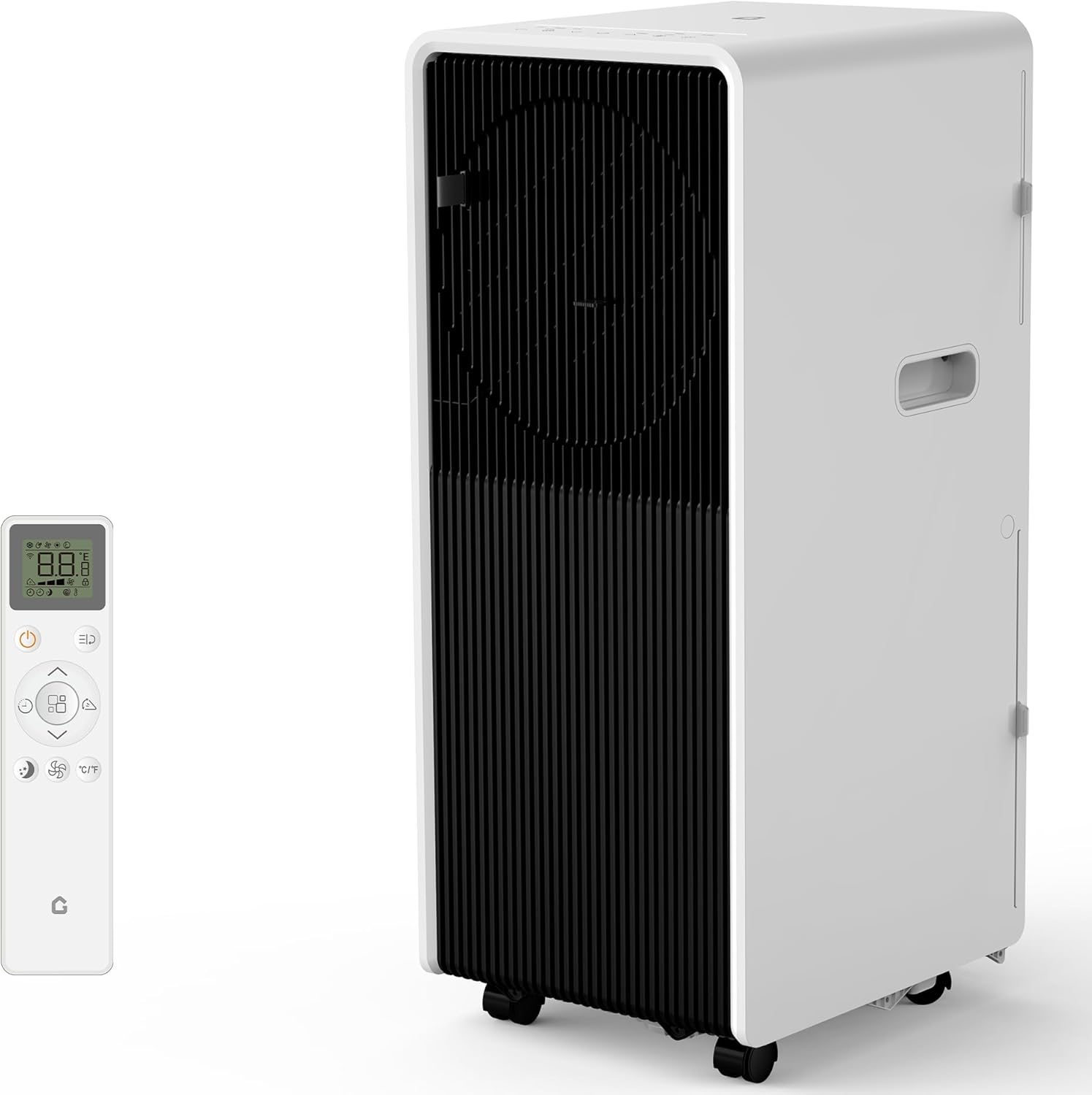 14000 BTU Portable Air Conditioners With Remote Control,3-In-1 Free Standing Cooling AC Unit With Fan & Dehumidifier,Smart/Sleep Mode,Auto Swing,24H Timer,Black