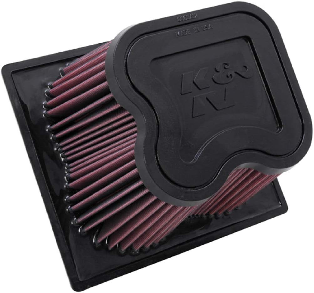 K&N High-Flow Original Lifetime Engine Air Filter: Increase Power & Towing, Washable, Replacement Air Filter: Compatible with 2010-2012 Dodge/RAM (Ram 2500, Ram 3500, Ram 4500, Ram 5500) E-0787