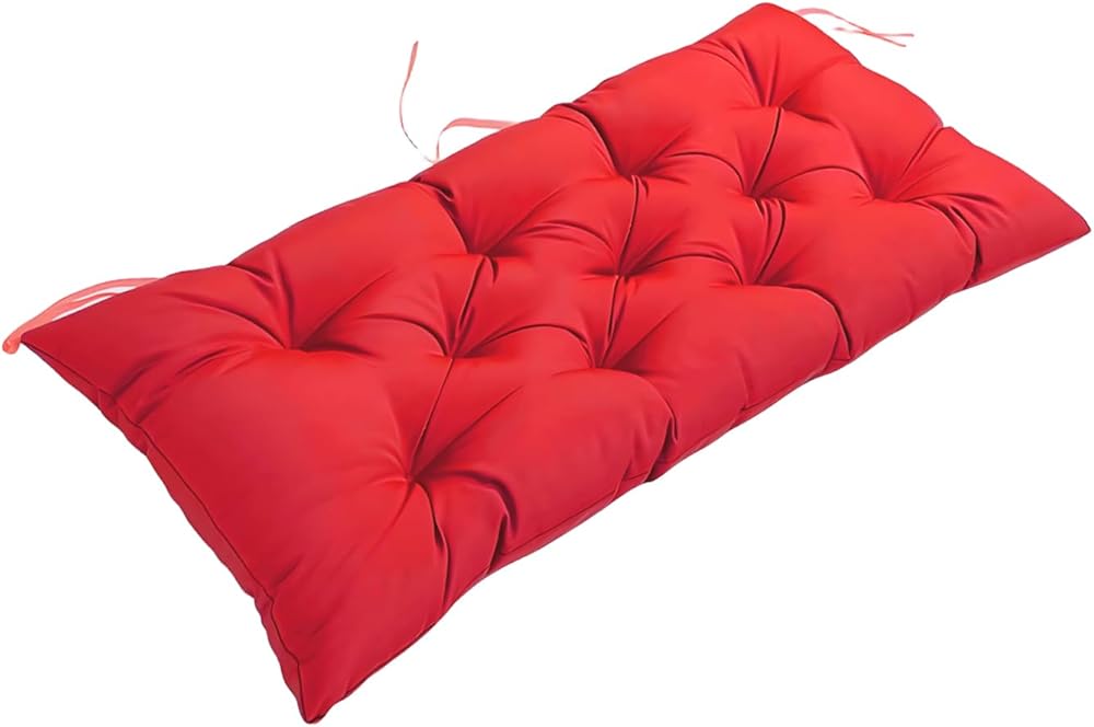 Outdoor Bench Cushion 2-3 Seater Waterproof Patio Furniture Cushions with Ties 3