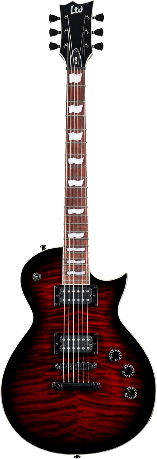 ESP LTD EC-256 Electric Guitar, See-Thru Black Cherry