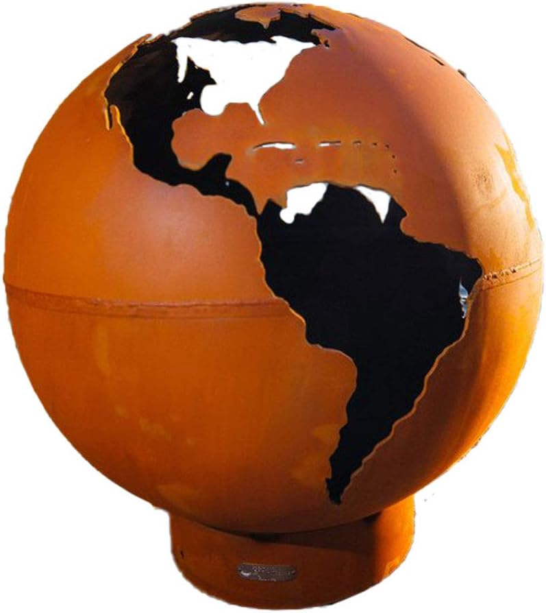 Fire Pit Art TR Third Rock Fire Pit, Metal