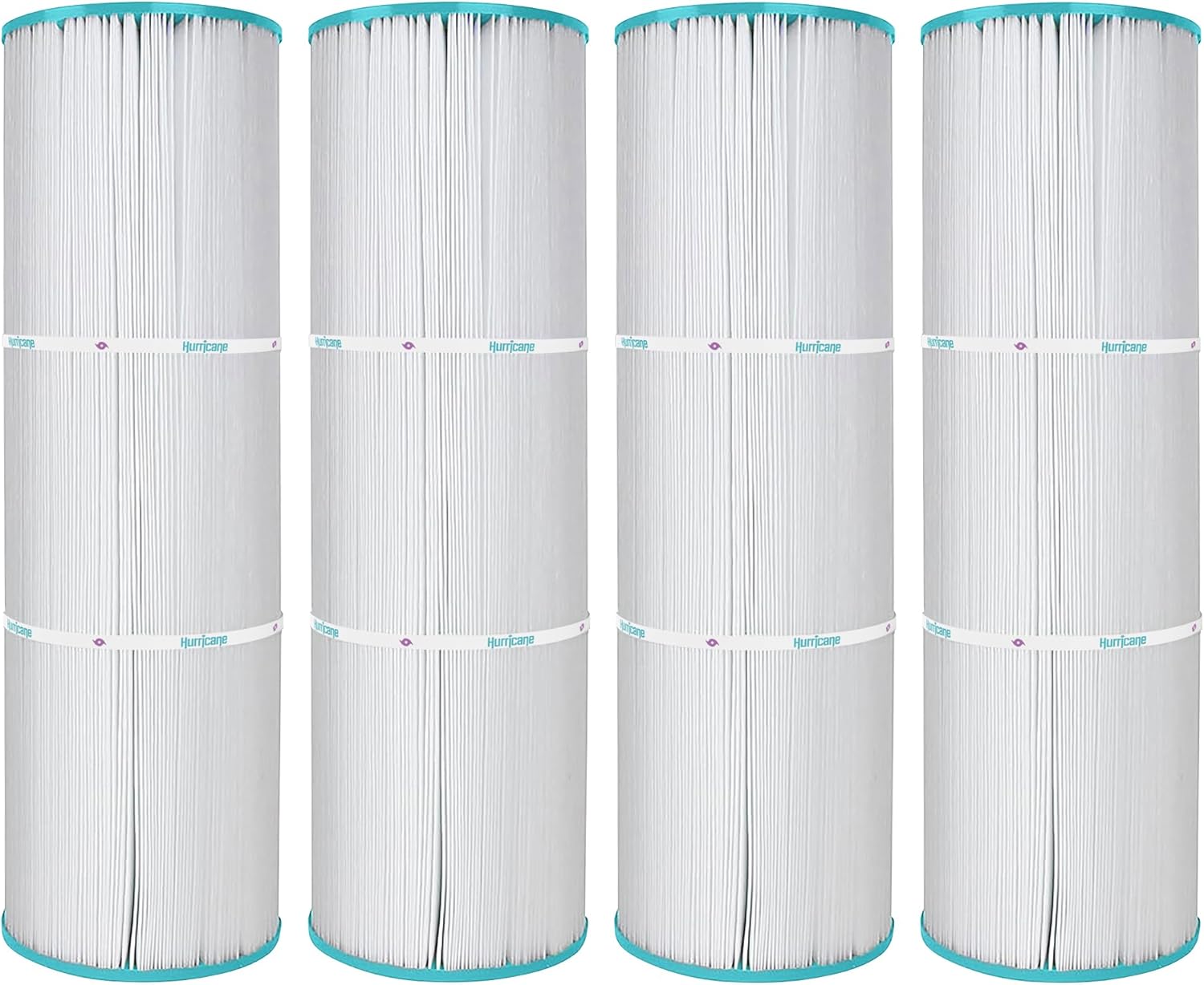 Hurricane Filters HF5397-01 4 Pack Advanced Spa Filter Cartridge - Replacement for PLB-S-100, Unicel C-5397, Filbur FC-2792, Rainbow, Waterway, Leisure Bay S2/G2 Spa 100