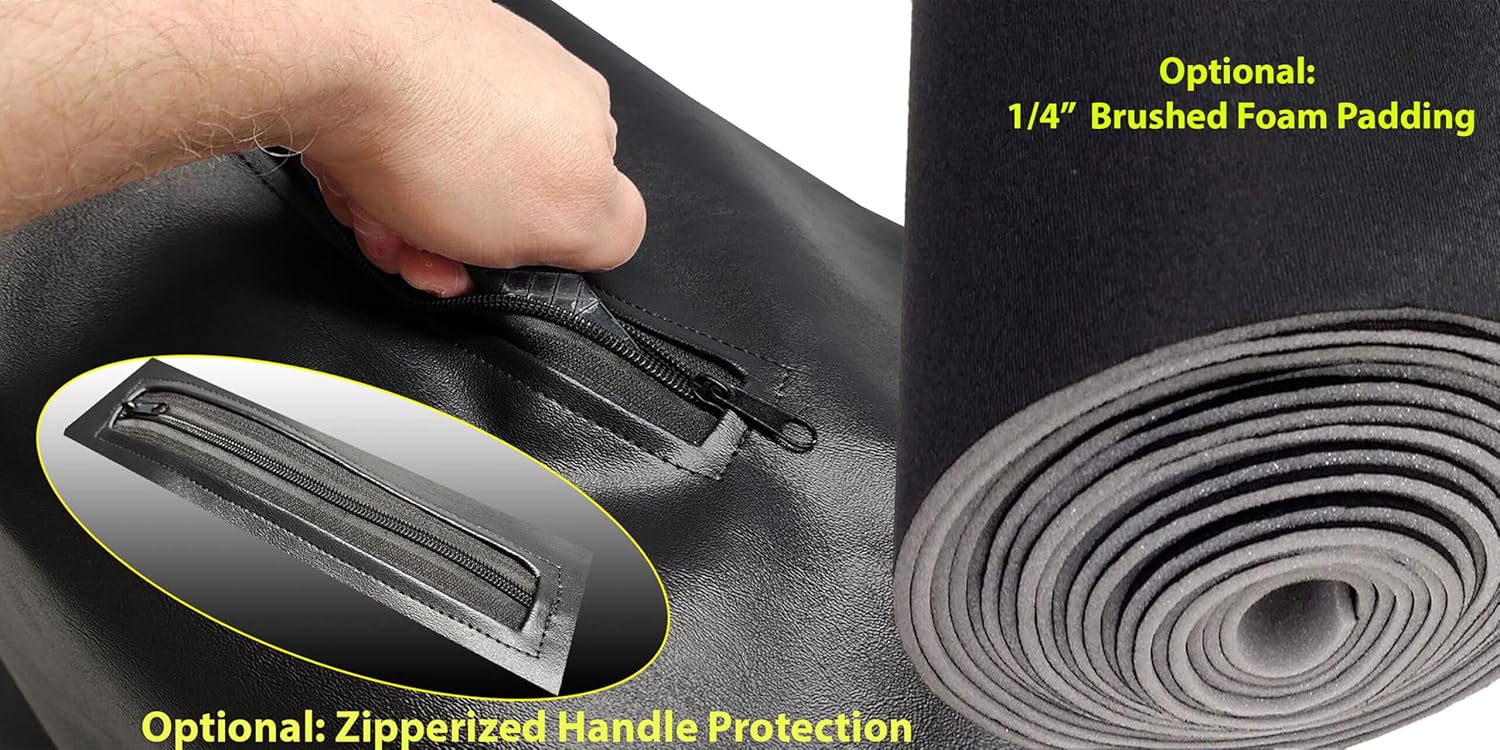 Gig Gear Cover for Boss Waza Cabinet412 Guitar Amplifier | Genuine Waterproof Cordura or Synthetic Leather Fabric | Select Color, Padding & Pocket Options | Made in US