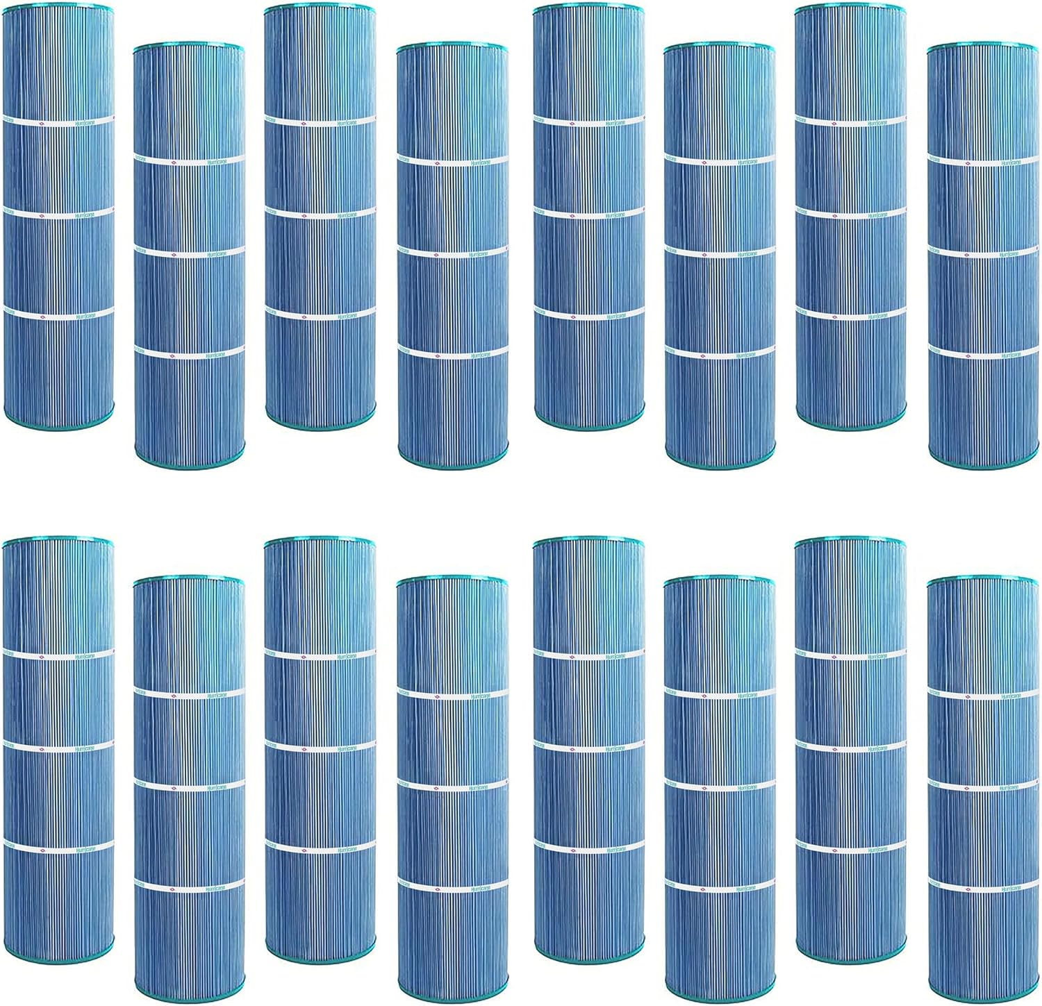 Hurricane Filters 16 Pack HF7487-04M Elite Aseptic Pool Filter Cartridge - Replacement for PA100N, Unicel C-7487, Filbur FC-1270, Hayward Super-Star-Clear C4000, SwimClear C4020