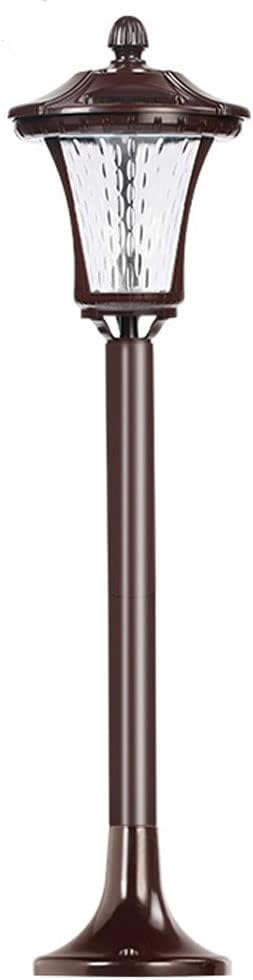 LED White Light Solar Garden Post Light, Waterproof Home Outdoor Lawn Decoration Post Lamp, Outdoor Lighting Induction Ground Stigma Lantern, for Landscape Lighting Fixture