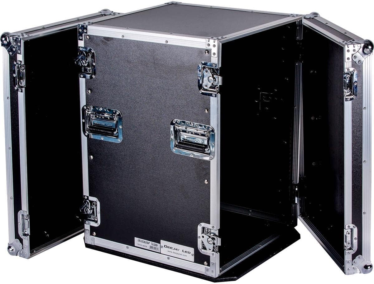 TBH16UAD21W Fly Drive Case 16u Space Professional DJ Amplifier Case - 21-Inch Body Depth with Wheels