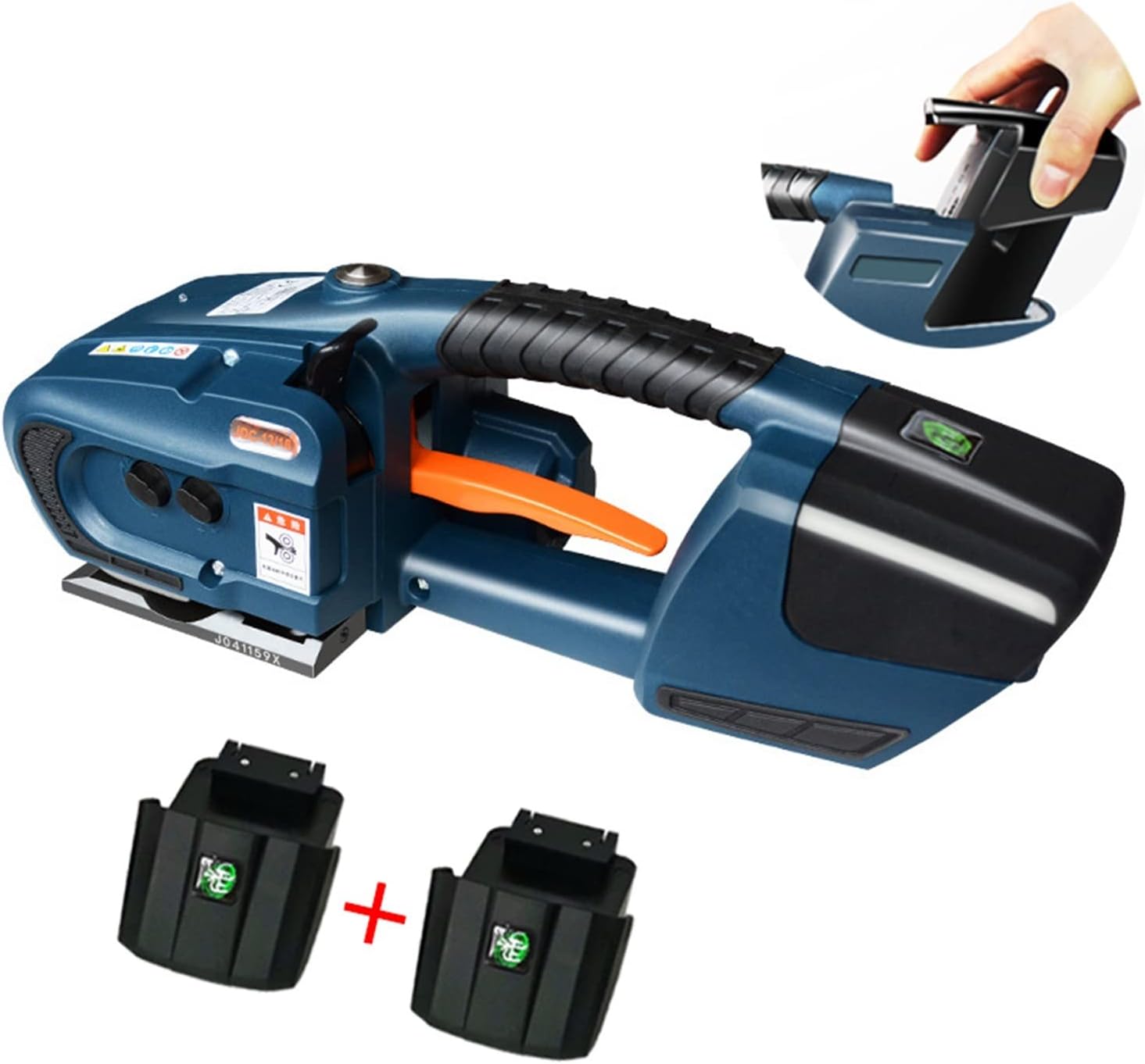 Portable Electric Strapping Machine With 2 Batteries JDC 13mm To 16mm Automatic Packaging Tool For PET PP Belt with Efficiency(JDC13mm)