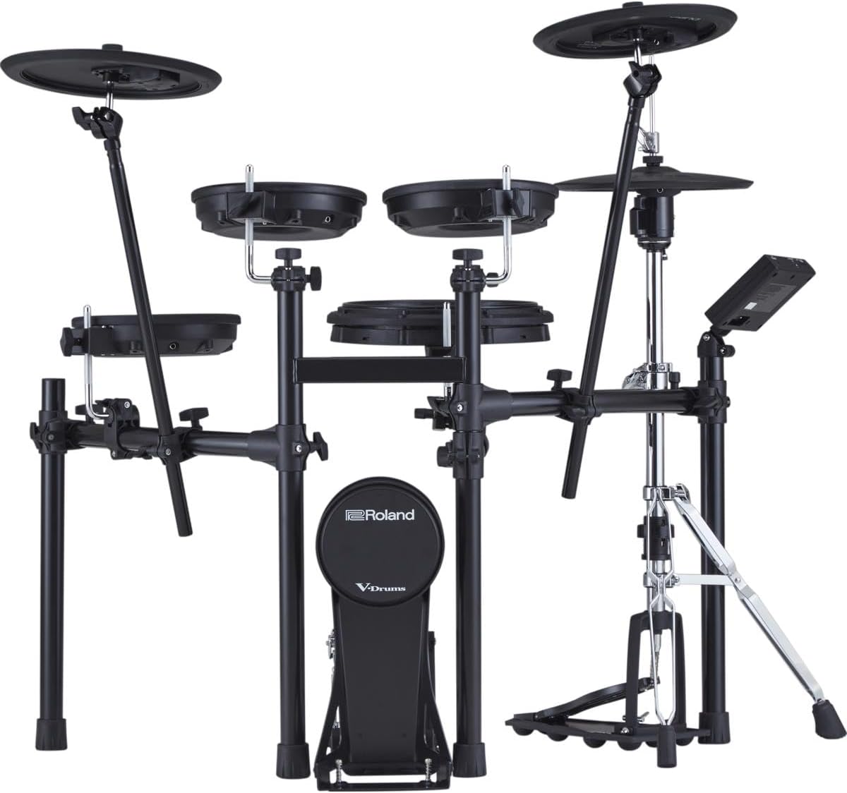 Roland TD-07KVX Electronic V-Drums Kit – With VH-10 Floating Hi-Hat and Best-Ever Cymbals – Bluetooth Audio & MIDI – 40 FREE Melodics Lessons