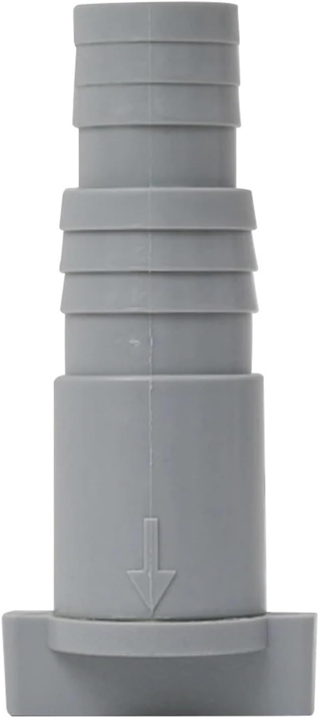 PVC Pool Filter Pump Adapter 32mm Pool On/Off Plunger Valve Leak Proof Sealed Replacement Pool Hose Adapter for Outdoor Parts(1 set 2 hose clamps)